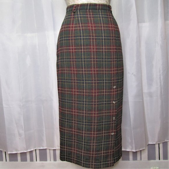 On The Verge Skirts On The Verge Vintage Plaid Skirt Poshmark